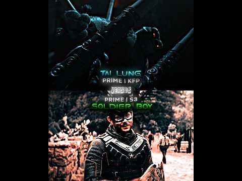 Tai Lung vs Soldier Boy | #vsedit #shorts #kungfupanda #theboys #subscribe #like #edit #vs