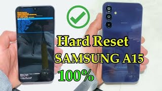 SAMSUNG GALAXY A15 Hard rest / Factory rest/ unlock samsung A15 (A155F/DNS) without pc solved easily