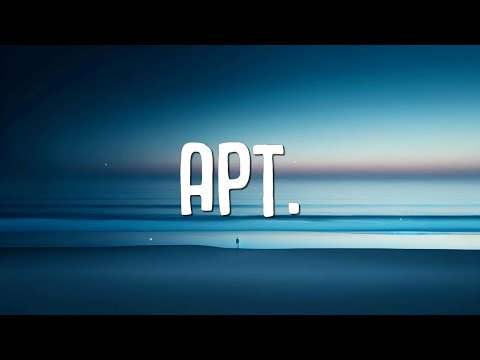 ROSÉ & Bruno Mars - APT. (Lyrics) | SONG OF THE YEAR!