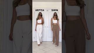 ARITZIA vs SHEIN 😳 who won? #shorts