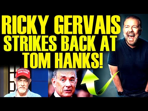 RICKY GERVAIS JUST KNOCKED DOWN TOM HANKS AFTER SNL 50TH ANNIVERSARY MOCKS TRUMP SUPPORTERS!