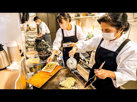 A family-run okonomiyaki restaurant where teppan skills shine｜Japanese Restaurant