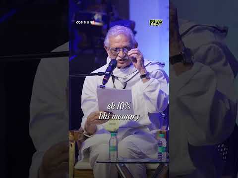 The legendary #Gulzar Saab in conversation with Roshan Abbas | #ComingSoon #nazm #poetry #spokenfest