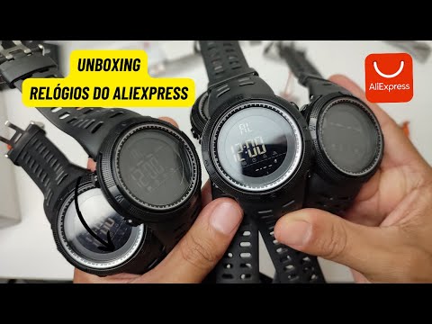 Unboxing Relógios do Aliexpress - Vem aí Black Friday com descontos e Cashback altíssimo 8%