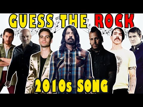 Guess the Song 2010s Rock Songs 🎶 Rock Songs Music Quizz