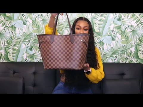 LOUIS VUITTON | NEVERFULL MM | DAMIER EBENE | WHAT'S IN MY BAG