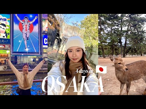 OSAKA VLOG | nara deer park | glico running man🇯🇵