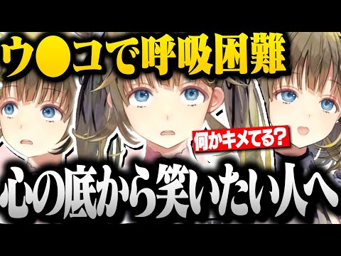 【吹いたら負け】自分のウ●コ発言で人生最大のゲラ発作が出てしまい呼吸困難になる英リサｗｗ【ぶいすぽ切り抜き/英リサ】