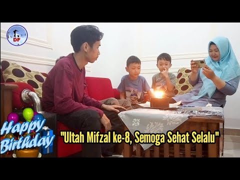 Alhamdulillah Ulang Tahun Mifzal ke-8, Semoga Sehat Selalu. Aamiin 🙏🎉🎂💝