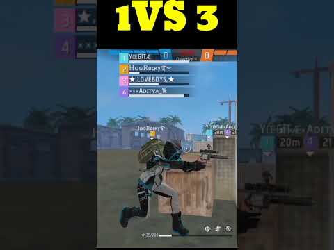 🙏❤️nice 🌹gameplay 🖤🙏1 vs 3