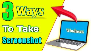 3 Ways to take screenshot in windows #windows10 #screenshot