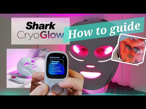 how to guide Shark cryoglow mask #guide #howto #cryoglow #sharkmask #cryoglowmask #help #showme #fyp