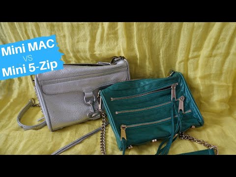 Rebecca Minkoff Mini MAC and 5 Zip Bag Comparison