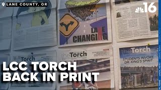 Lane Community College Torch back in print after years in limbo