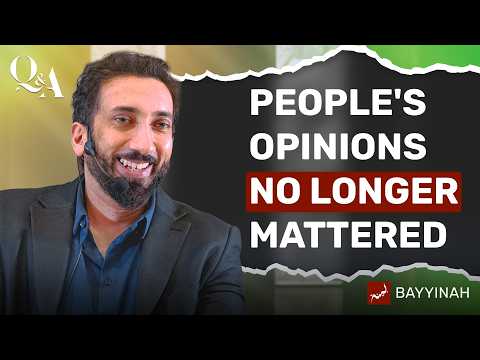 Quran & Praying Taught Me to Be Confident  | Q&A With Nouman Ali Khan