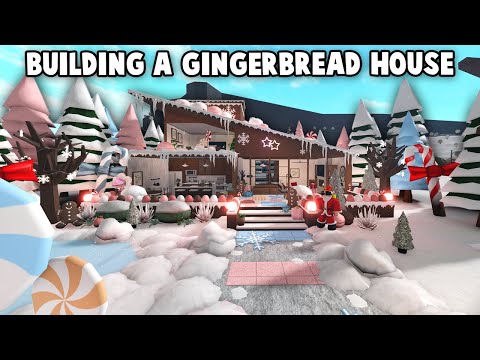 BUILDING MY YEARLY BLOXBURG GINGERBREAD HOUSE... AND 15TH ELF