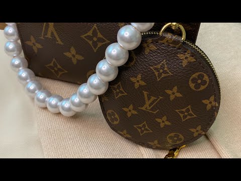 LV Coin pouch, LV SLG, what’s in my bag, Samorga peral handle and D ring insert