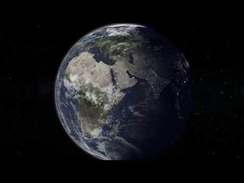 planet earth rotating in space 🤯😱 | Earth View from Space | Earth rotation around sun