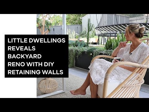 Little Dwellings Reveals Backyard Reno with DIY Retaining Walls | ModularWalls