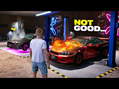 This BROKEN Game TOOK My SKYLINE...  Underground Garage (NEW Open World Car Game)