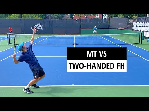 MT (UTR 9) vs Two-Handed Forehand (USTA 5.0)