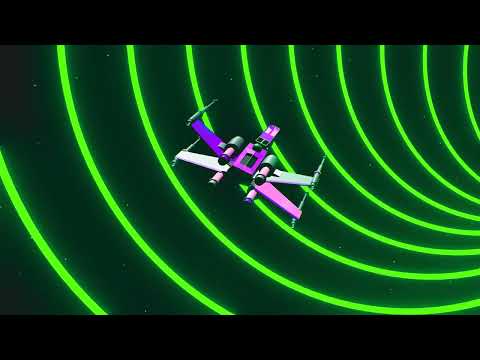 [4K] Retro Spaceship Loop - DJ Visuals