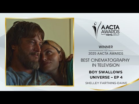 Boy Swallows Universe wins the AACTA Award for Best Cinematography in Television