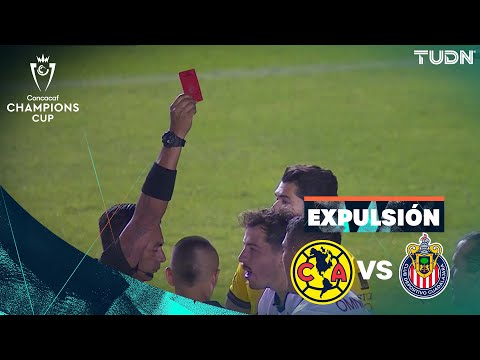 ¡A LAS REGADERAS! Mozo es EXPULSADO | América 2-0 Chivas | CONCACAF Champions Cup 2025 | TUDN