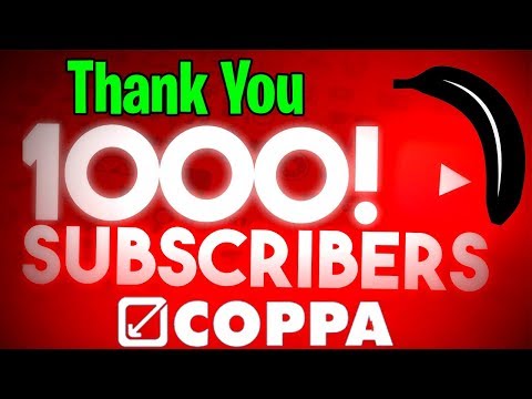 COPPA & (Black Banana! + 1K)😍 | ❤️💪 شكرا لـ 1000 متابع ومتابعة