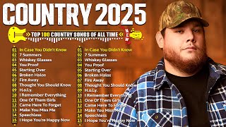 New Country Music 2025 🌕 Luke Combs, Morgan Wallen, Kane Brown, Chris Stapleton, Brett Young,