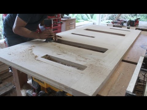 Building a Solid Wood Door | Modern Front Door