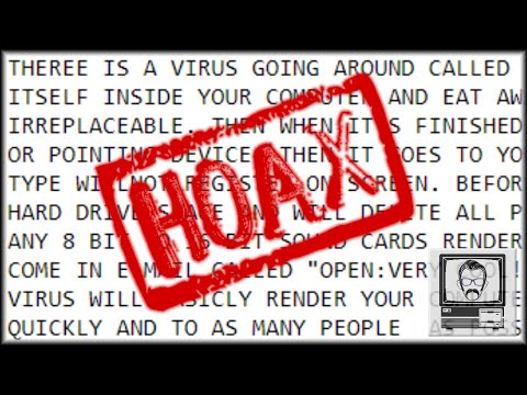 Virus Hoaxes of the Early Internet | Nostalgia Nerd