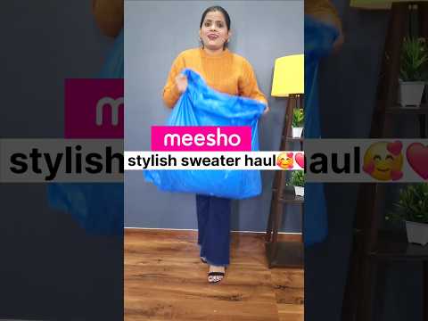 Meesho huge sweater haul #shorts #ytstudio #shortvideo