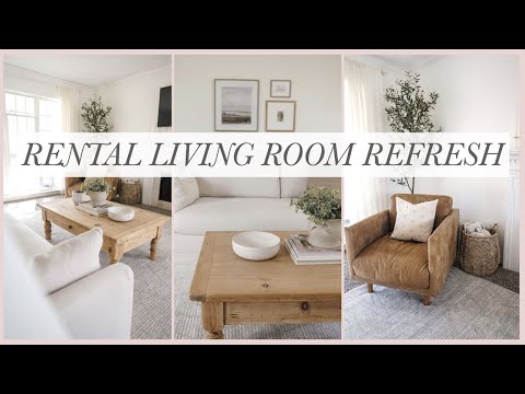 SPRING LIVING ROOM REFRESH - RENTAL HOME MAKEOVER 2023