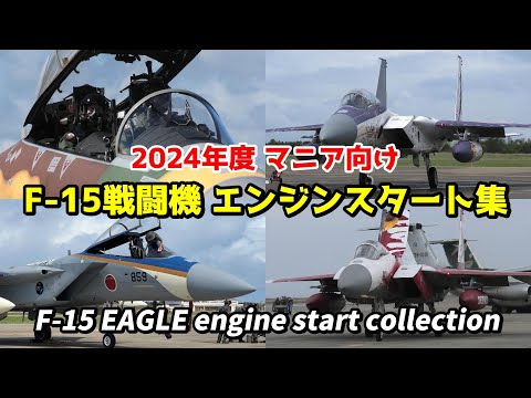 F-15戦闘機ファン必見！イーグルの超絶かっこいいエンジンスタートシーン / JASDF F-15 EAGLE Engine Start