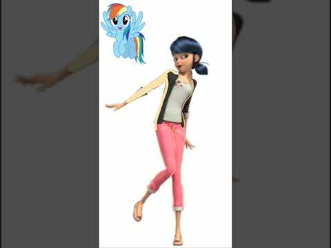 Marinette glow up as Rainbow dash | Requested | I know it's bad, but still Like it😏 |