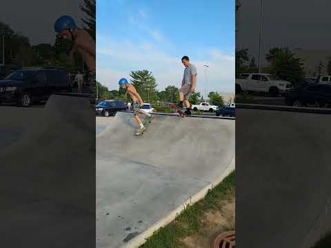 Father son duo dropping in at sunset! #familytime #skateboarding #fatherandson