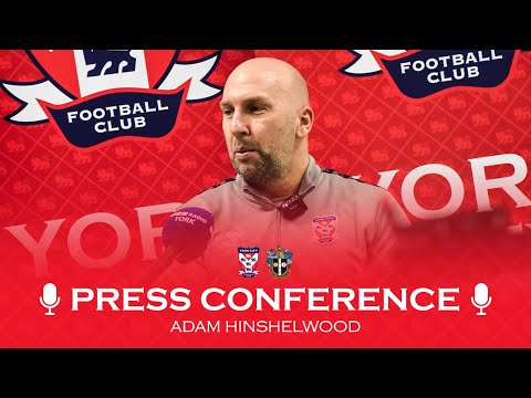 🗣️ Press Conference | Adam Hinshelwood pre-Sutton United (H)