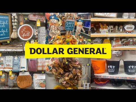 New Dollar General Fall 2023 Shop With Me + Halloween Sneak Peak + Amazing $1 Fall Finds! 🍁🍂🎃