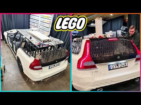 Lego Master Builds Incredible Life-Size Car That Actually Works | by @dgustafsson13