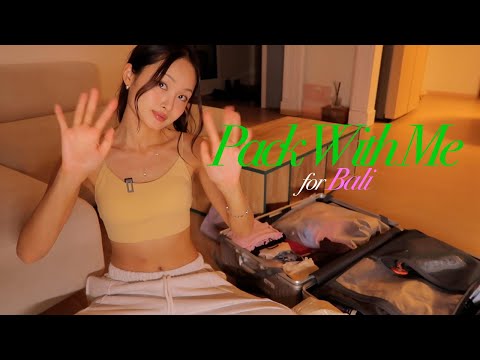 (eng)Pack With Me 발리 여행 같이 짐 싸요✈️