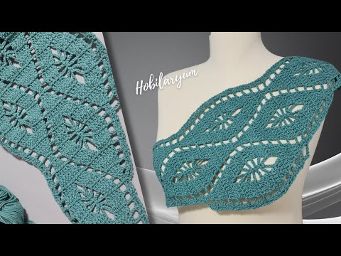 Baklava Dilimi Deseni İle Şal ve Daha Fazlası & Crochet Shawl