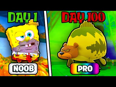 I went from Noob to Pro in SPONGEBOB TOWER DEFENSE Part 3!!...Roblox