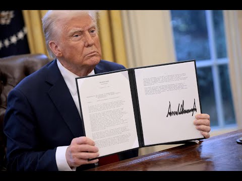 Live: President Donald Trump signs executive orders, believed will sign department of education