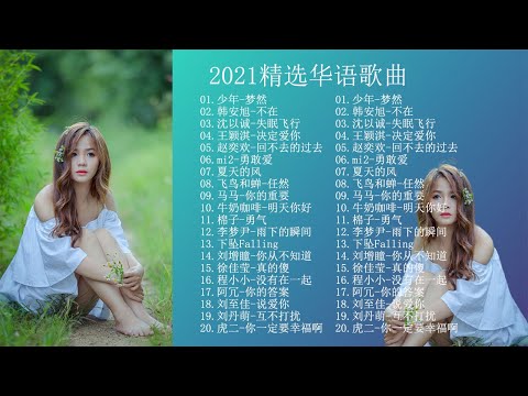 2021精选华语歌曲 top \ 少年-梦然, 韩安旭-不在, 沈以诚-失眠飞行, 王颖淇-决定爱你, 赵奕欢-回不去的过去,勇敢爱, 夏天的风, 飞鸟和蝉-任然, 你的重要, 牛奶咖啡-明天你好