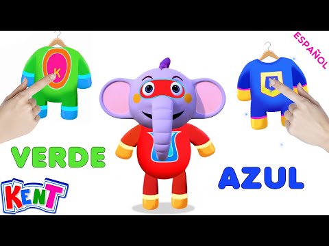 Kent el Elefante | Super Hero Morning Routine | Vídeos de aprendizaje para niños pequeños