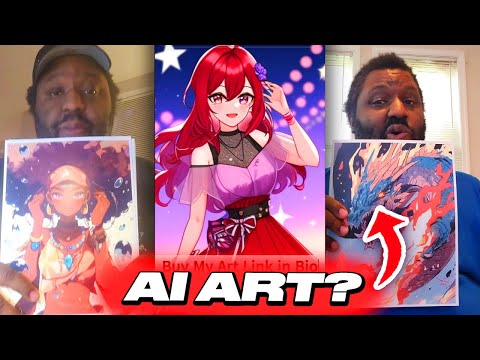 Tiktokkers Are Using Weird Method To Sell AI Art...