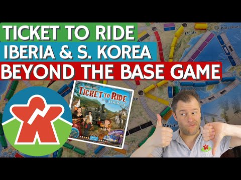 Ticket To Ride: Iberia & Korea - Beyond The Base Game