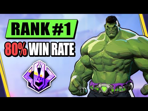 Marvel Rivals Rank #1 Best Hero is HULK! You Are Playing Him WRONG (Best Hulk Combos Tips Guide)