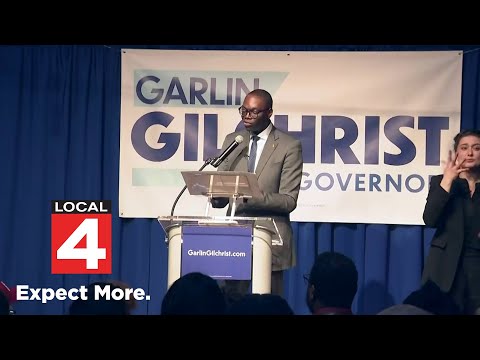 Lieutenant Governor Garlin Gilchrist officially announces run for Michigan's top office